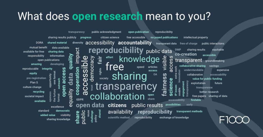 What does open research mean to you?